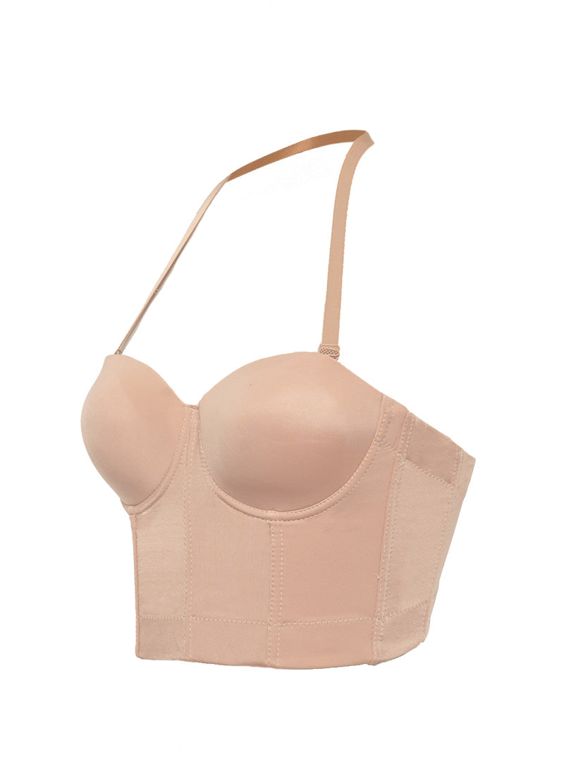 Extended Length Strapless Bra w/ Strap Side